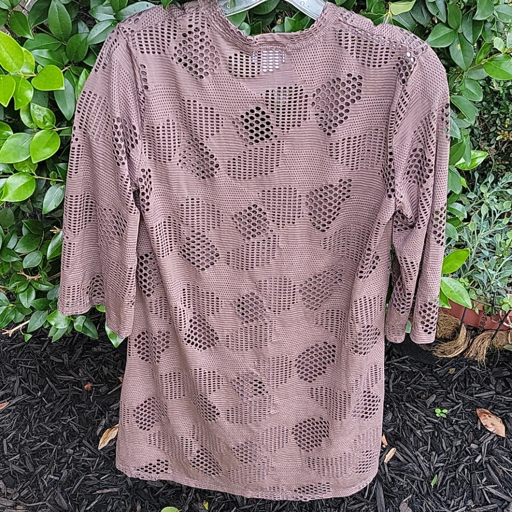 New! taupe swimsuit dress cover up - Picture 4 of 5